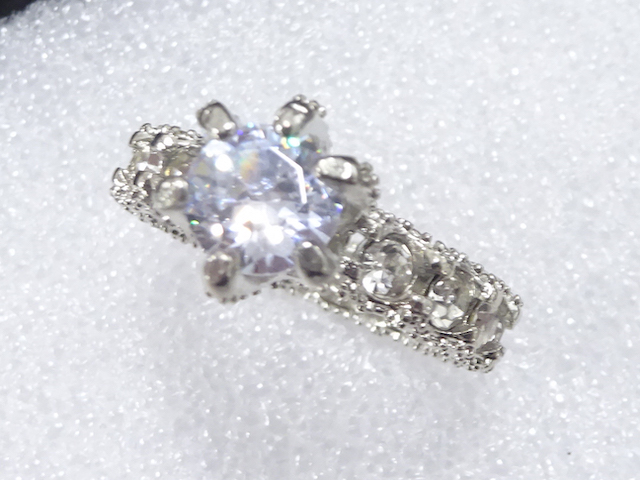 CRYSTAL FASHION RING / JP SIZE 23